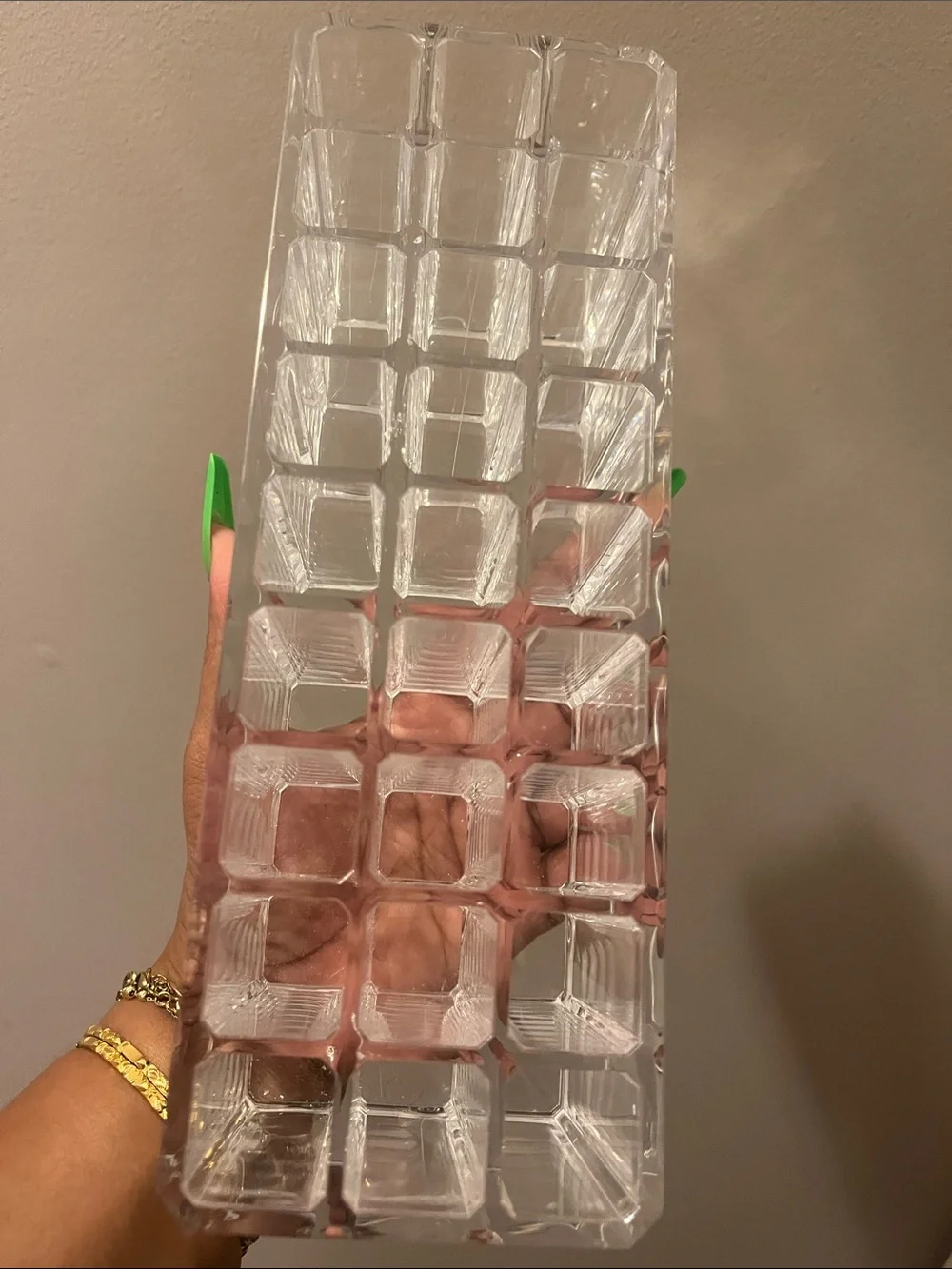 Clear Acrylic Makeup Organizer Tower - 27 Compartment